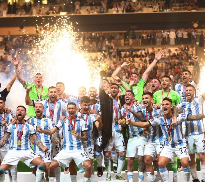 Argentina por tercera vez es campeón del mundo